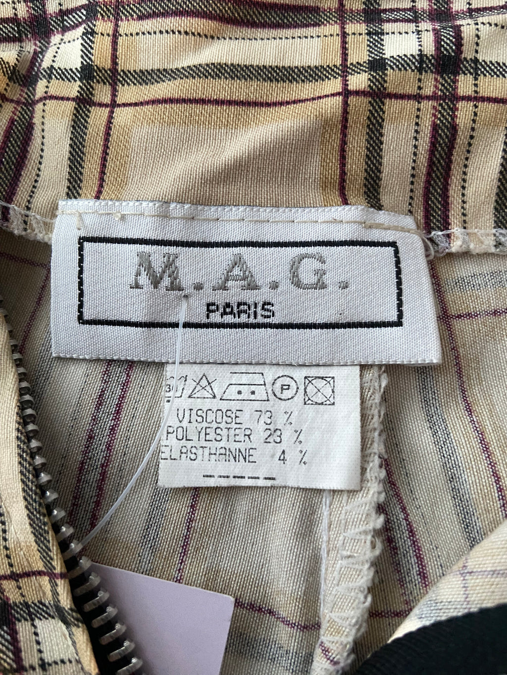 Vintage 00s Plaid Ankle Trousers - Size UK 6