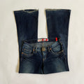 00s Low Rise Flared Jeans - Size 8/10 - Funky Cat