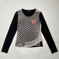 Love Moschino Graphic Long Sleeve Top - Size S/M - Funky Cat