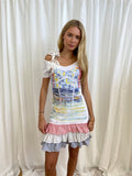 Save The Queen Ruffled Mini Dress - Size S
