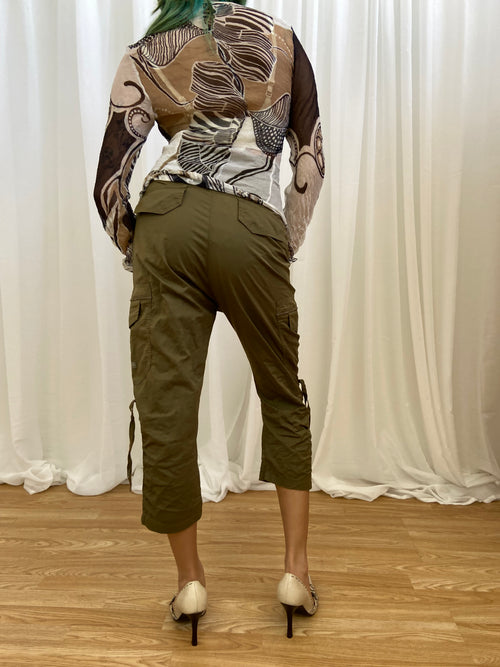 Cop Copine Capri Trousers - Size UK 6 - Funky Cat