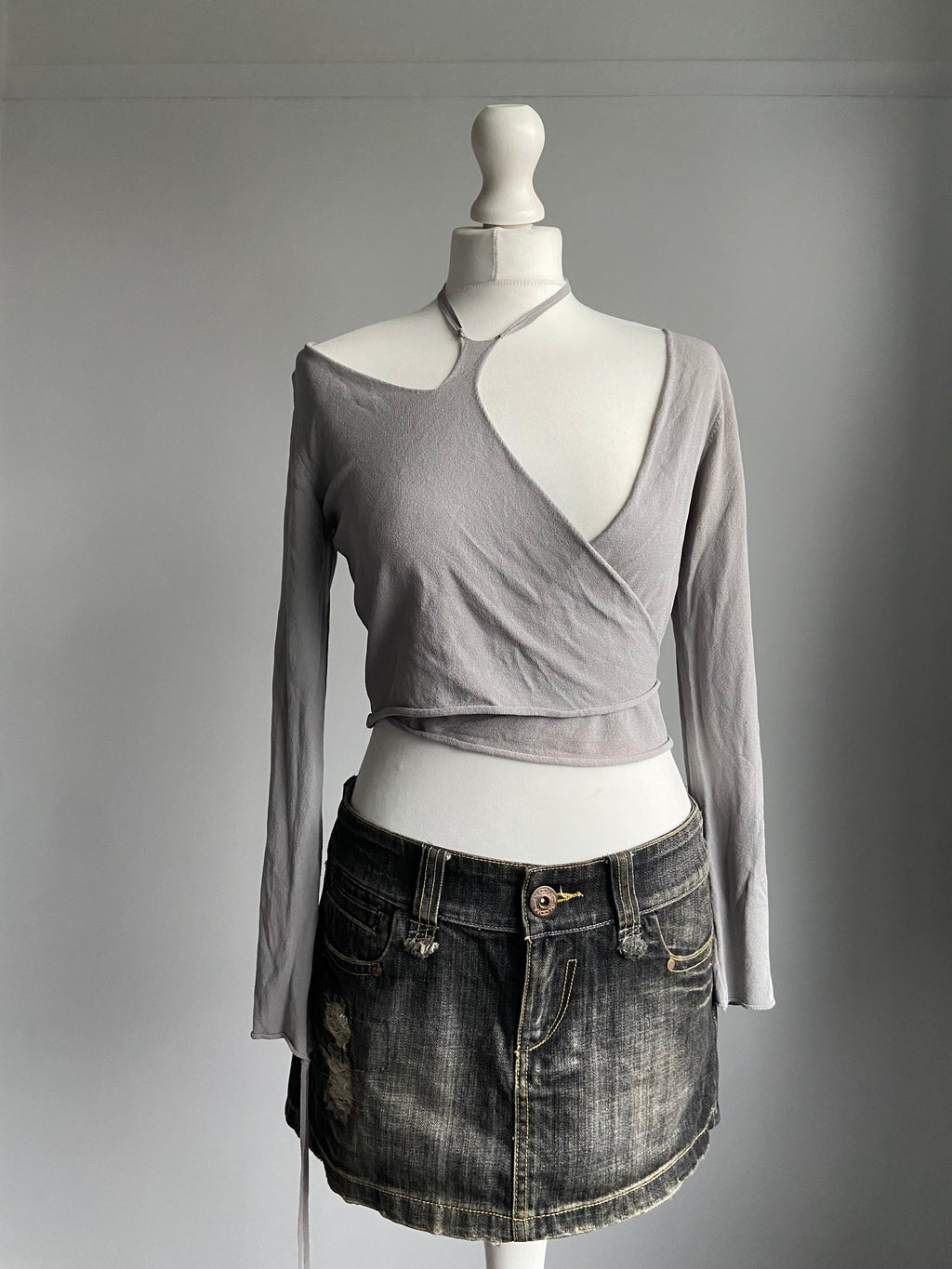 Sarah Pacini Avant Garde Wrap Top - One size - Funky Cat