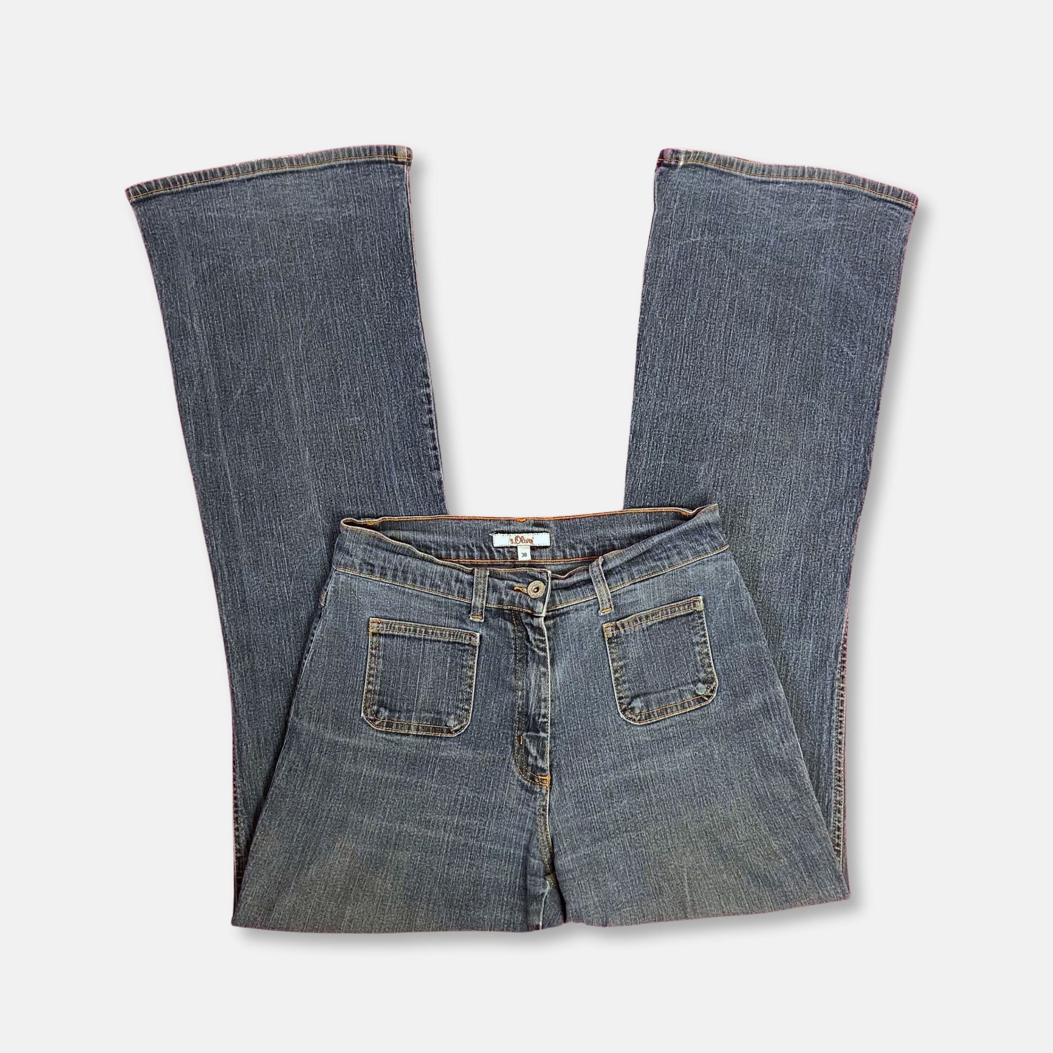 00s Bootcut Jeans - Size S - Funky Cat