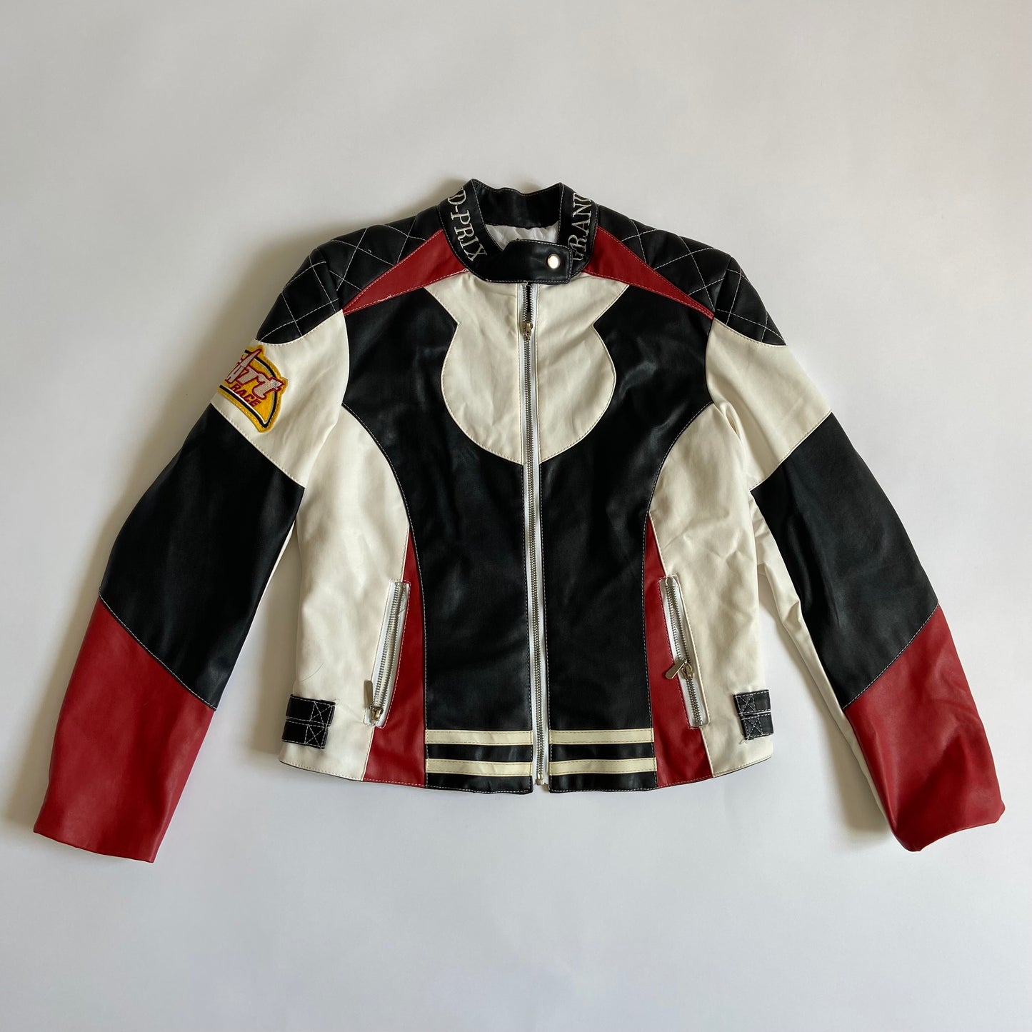 00s Racer Motorcycle Jacket - Size M