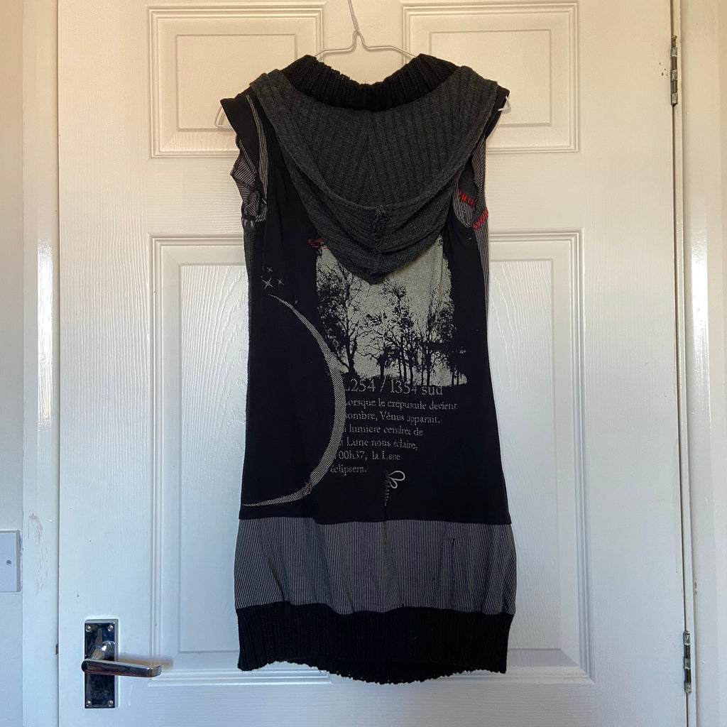 Archive Deconstructed Dress With Hoodie - Size S - Funky Cat