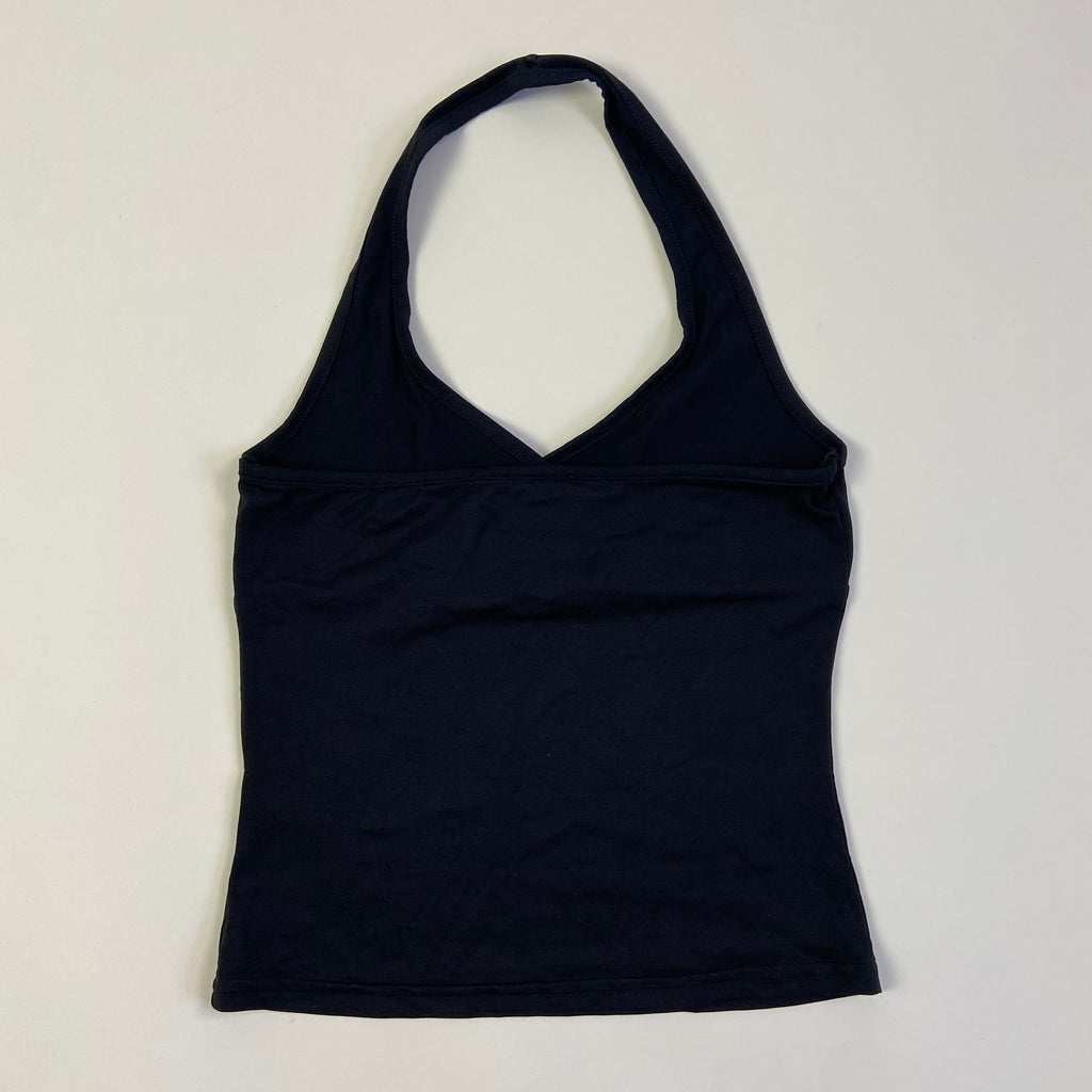 00s Halterneck Top - Size XS - Funky Cat