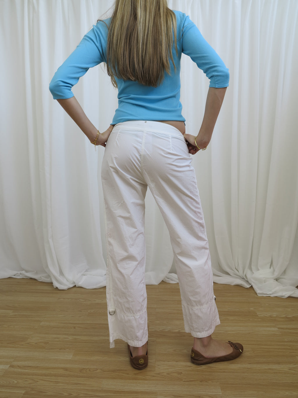 Cop Copine Graphic Print Trousers - Size 10