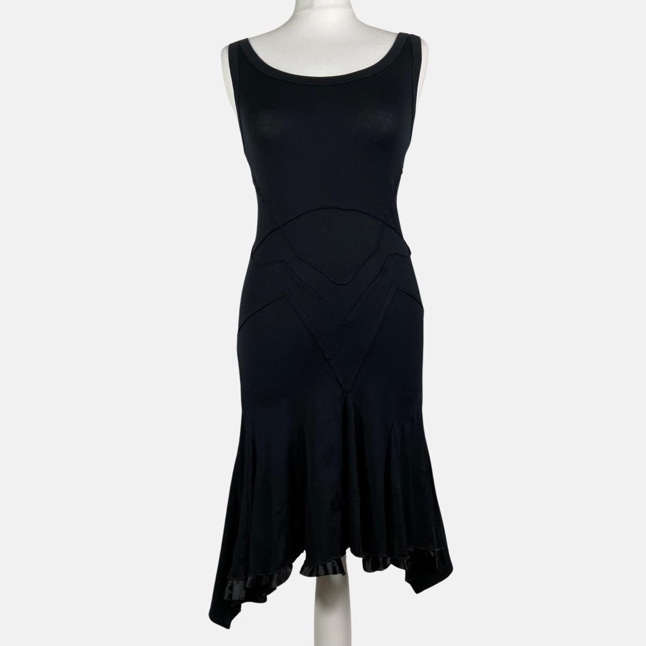 Marithé + François Girbaud Archival Asymmetric Ruffled Dress - Size S