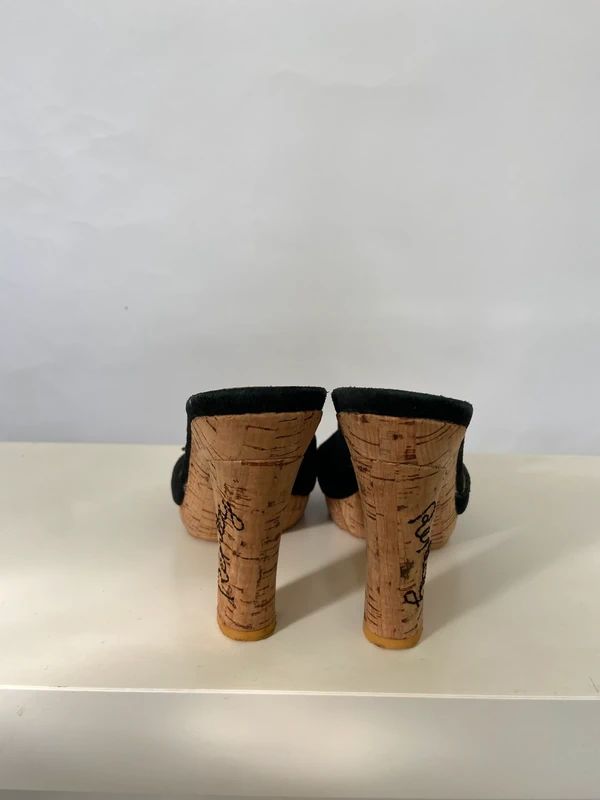 Vintage Buckle Platform Heels - Size 4 - Funky Cat