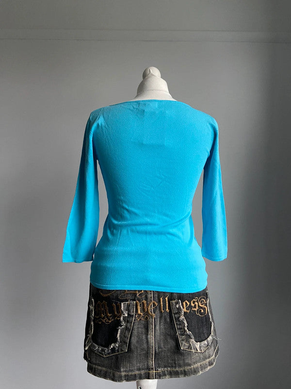 Vintage Blumarine Top - Size M - Funky Cat