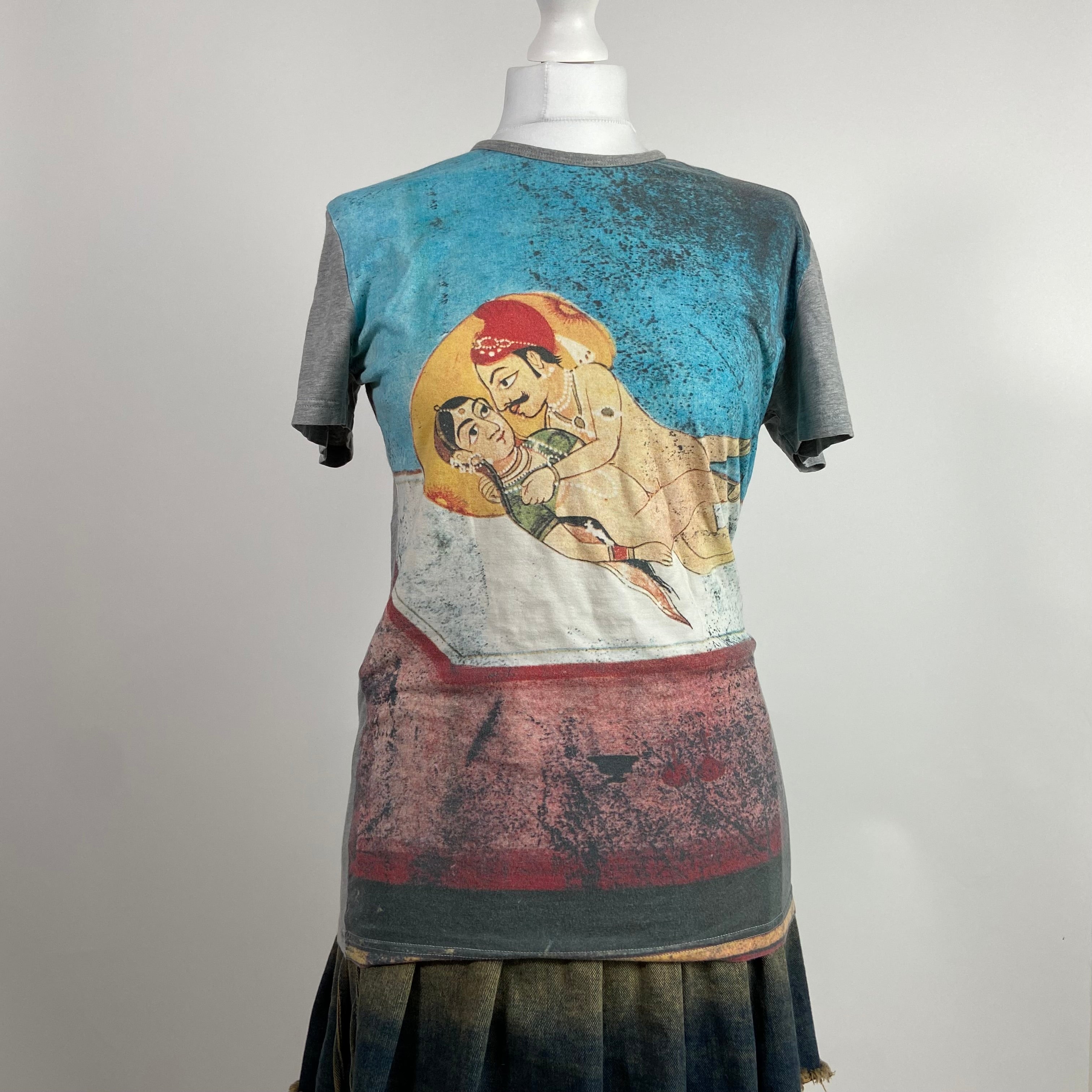 Roberto Cavalli Kamasutra Graphic Print T-Shirt - Size S - Funky Cat