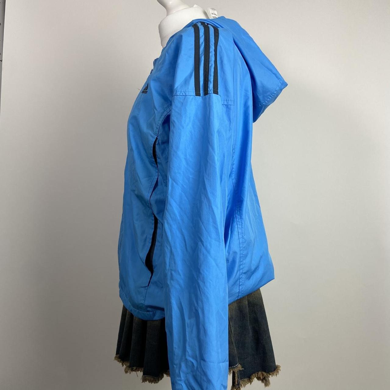 Blue Adidas Windbreaker Jacket - Size L