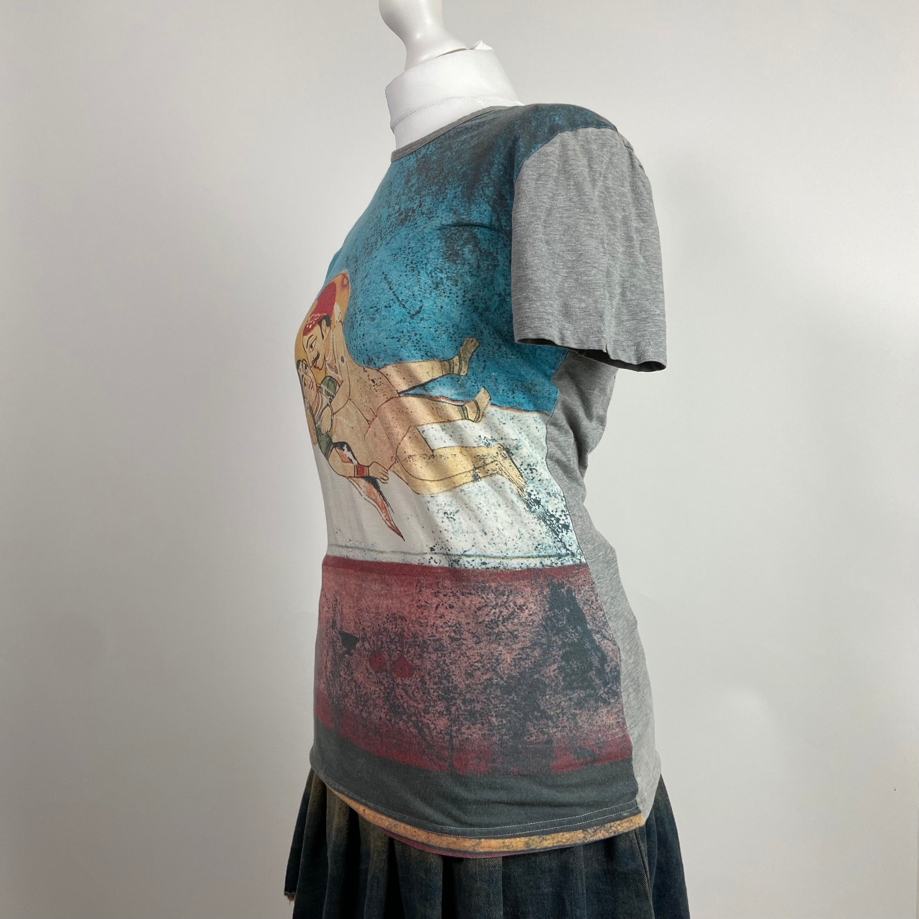 Roberto Cavalli Kamasutra Graphic Print T-Shirt - Size S - Funky Cat