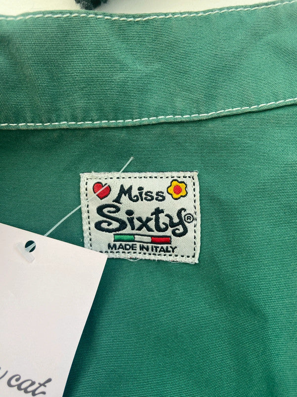90s Miss Sixty Button Up Dress - Size M - Funky Cat