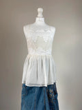 00s Babydoll Style Top - Size S - Funky Cat