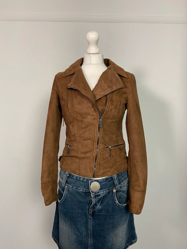 Vintage y2k Asymmetrical Jacket - Size S