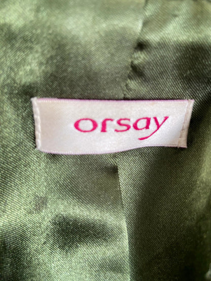 Vintage Green Leather Belted Trench Coat - Size M - Funky Cat