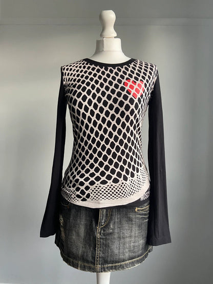 Moschino Long Sleeve Top - Size S