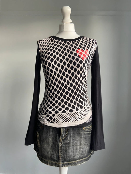 Moschino Long Sleeve Top - Size S