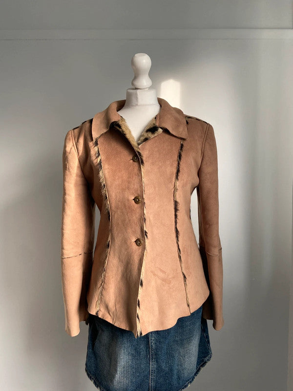 Vintage 00s Afghan Jacket - Size L - Funky Cat