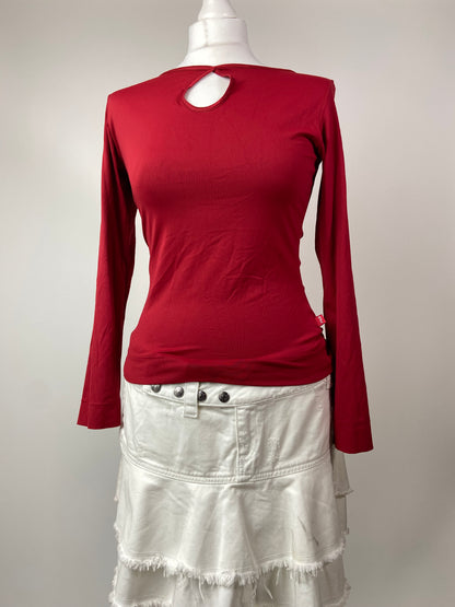 90s Fila Key Hole Top - Size M