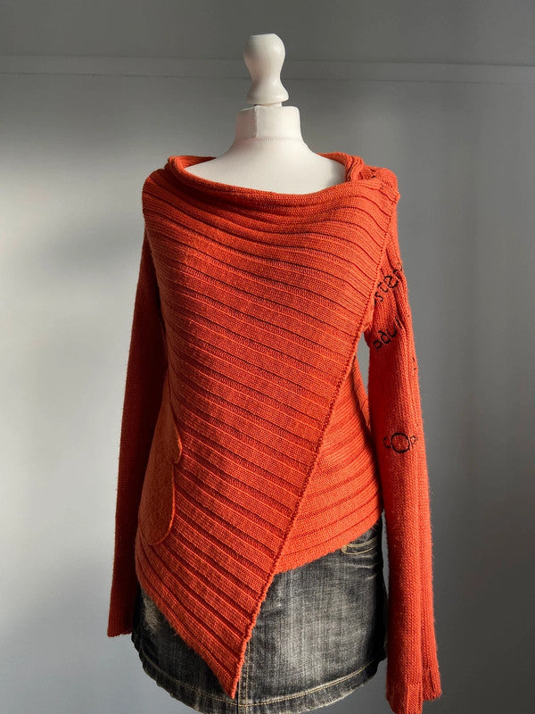 Cop Copine Wrap Jumper - Size S/M - Funky Cat