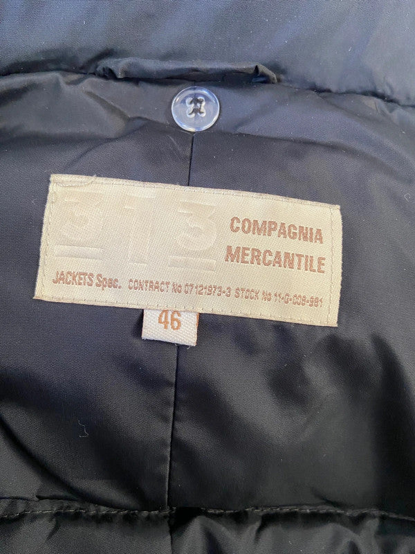 Vintage 00s Buckle Detail Puffer Bomber Jacket - Size M