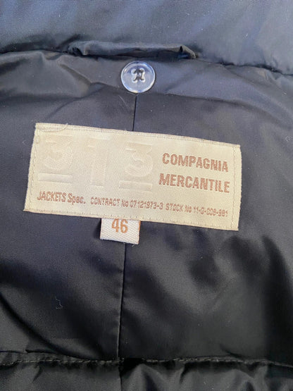 Vintage 00s Buckle Detail Puffer Bomber Jacket - Size M