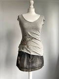 Vintage Max & Co Sequin Embellished Top - Size S - Funky Cat