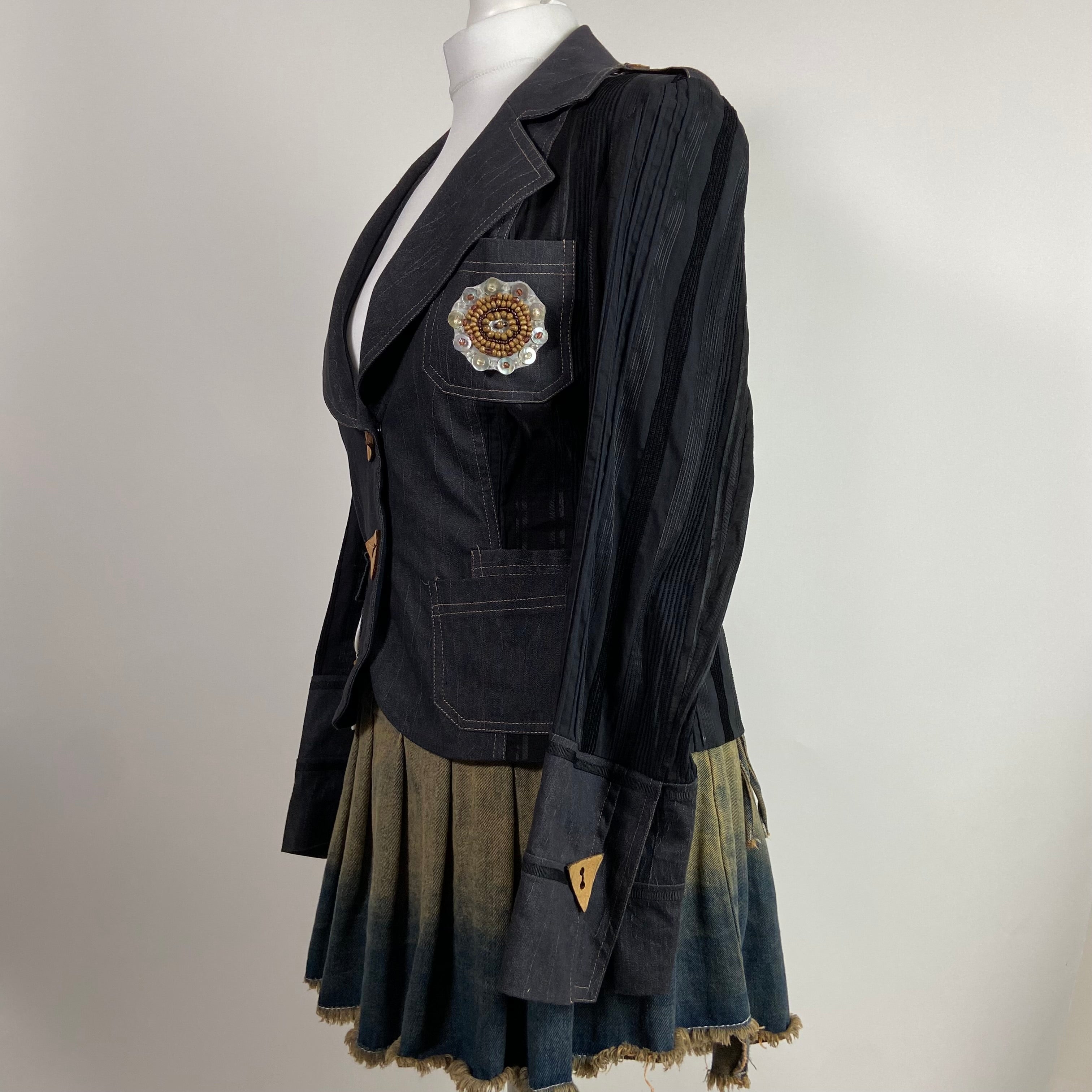 00s Embellished Blazer Jacket - Size M/L - Funky Cat