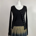 Dolce & Gabbana Ribbed Cardigan & Vest Set - Size XS - Funky Cat