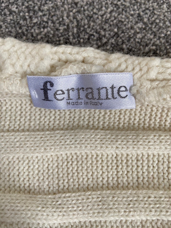 Vintage 00s Cream Knit Cardigan - Size M - Funky Cat