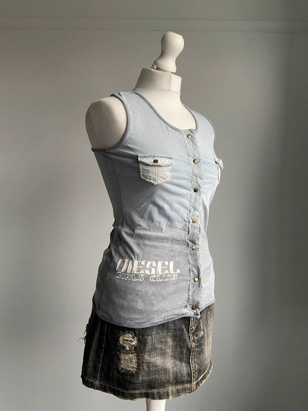 Diesel Vest Top - Size S/M - Funky Cat