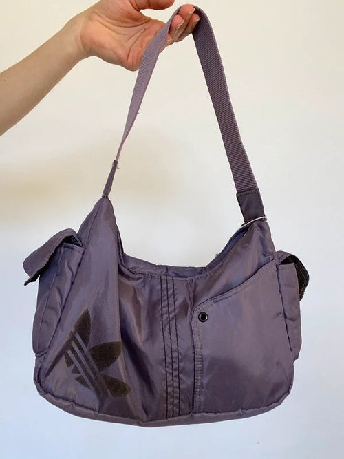 Vintage 00s Slouchy Sporty Adidas Bag - Funky Cat