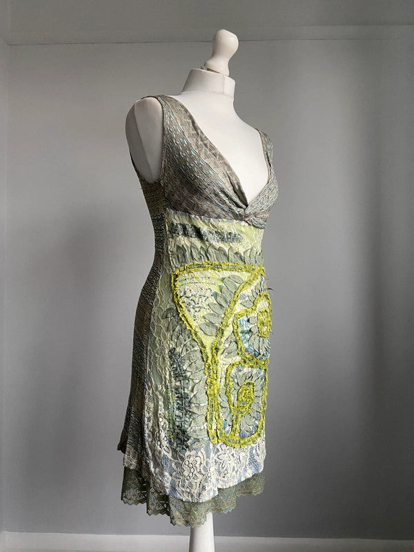 Save The Queen Embellished Dress - Size M - Funky Cat