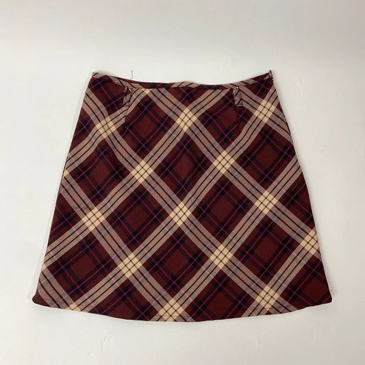 90s Plaid Mini Skirt - Size 6