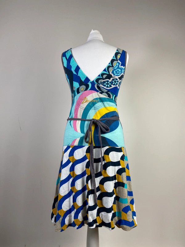 Desigual Funky Print Dress - Size S/M - Funky Cat