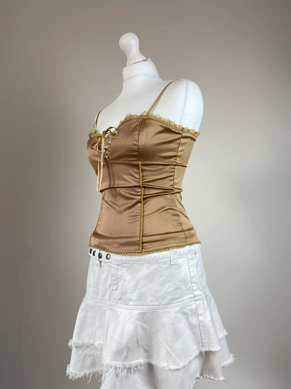 00s Lace Up Cami - Size XS/S