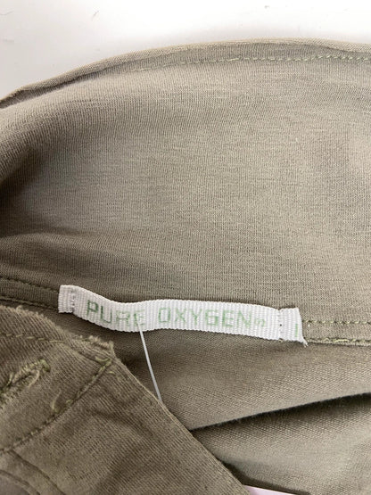 90s Khaki Polo T-Shirt - Size S