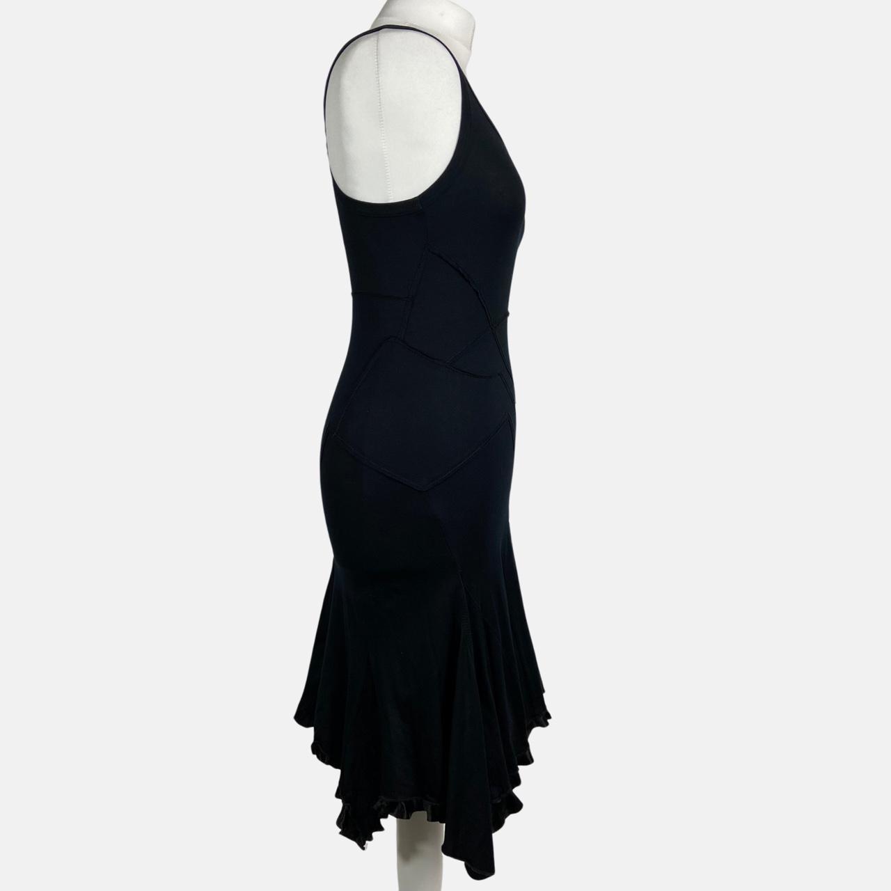 Marithé + François Girbaud Archival Asymmetric Ruffled Dress - Size S