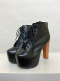 Boho Lace Up Boots - Jeffrey Campbell Boots Size 7 - Funky Cat