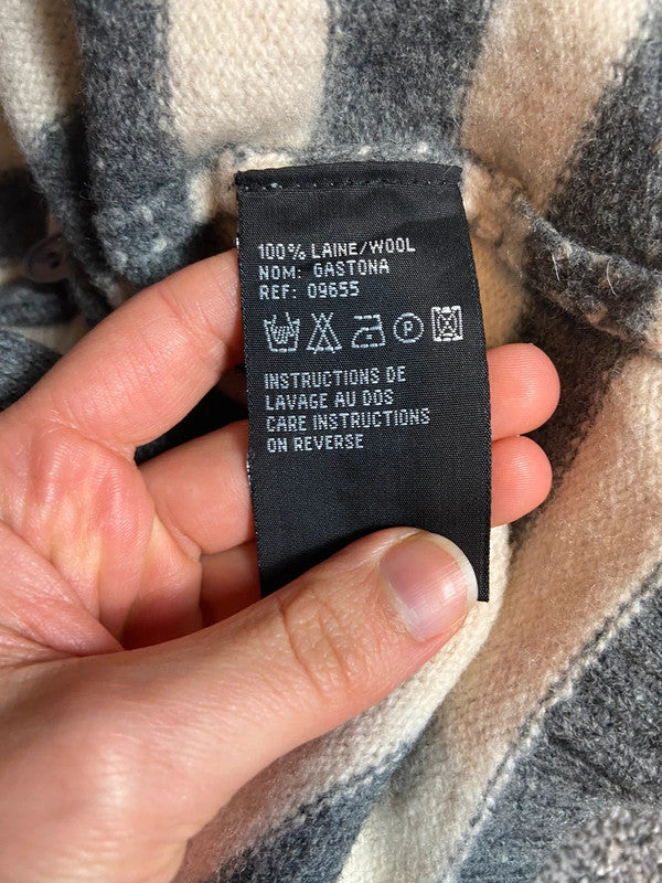 Vintage 00s Striped Wool Cardigan - Size L