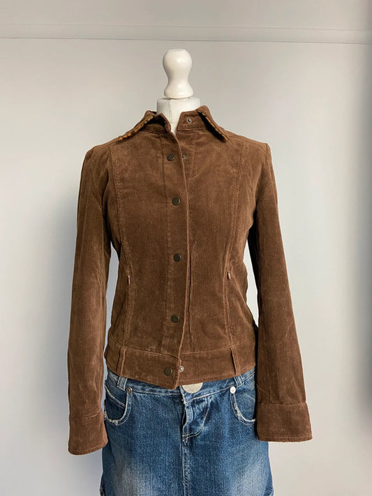 Vintage 90s Corduroy Jacket - Size S