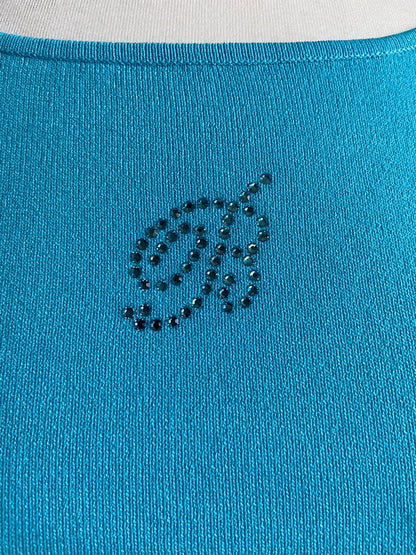 Vintage Blumarine Top - Size M - Funky Cat