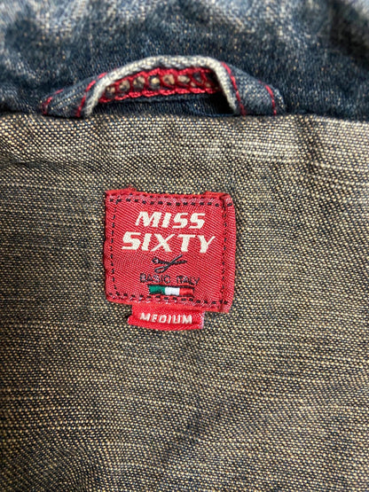 Miss Sixty Denim Jacket - Size M - Funky Cat