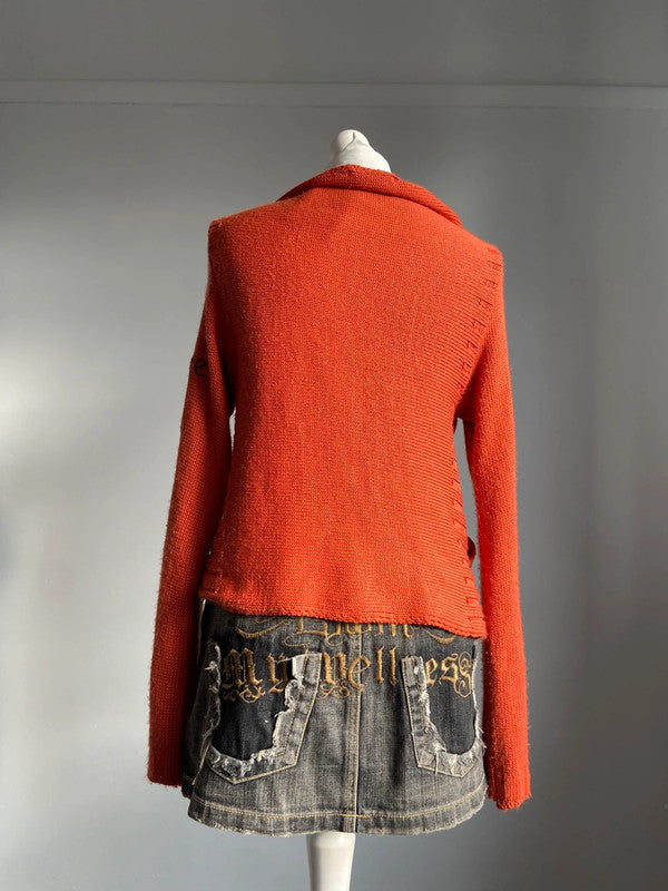 Cop Copine Wrap Jumper - Size S/M - Funky Cat