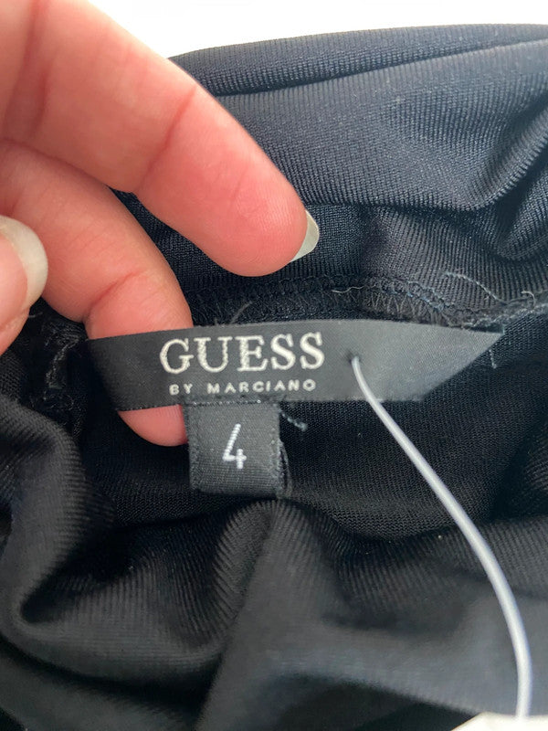 Guess Vintage High Neck Baby Tee - Size L