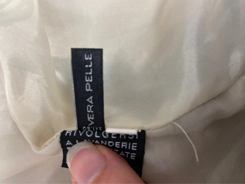 Vintage 00s Leather Blazer Jacket - Size XS