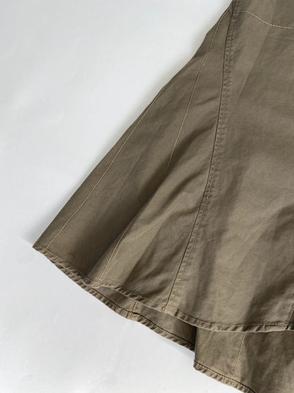 00s Khaki Midi Skirt - Size XS/S