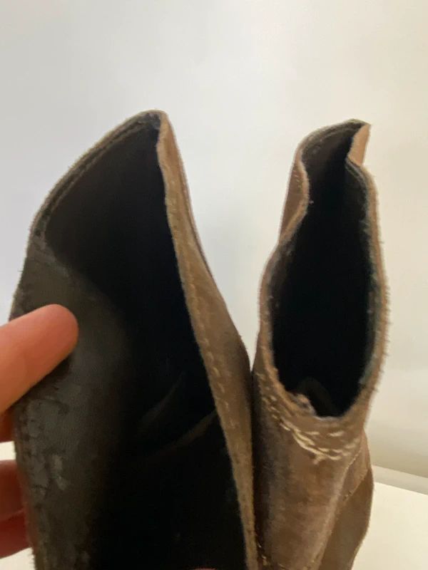 Vintage Boho Studded Cowboy Boots - Size UK 5